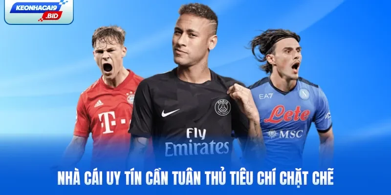 Nhà cái uy tín cần tuân thủ tiêu chí chặt chẽ