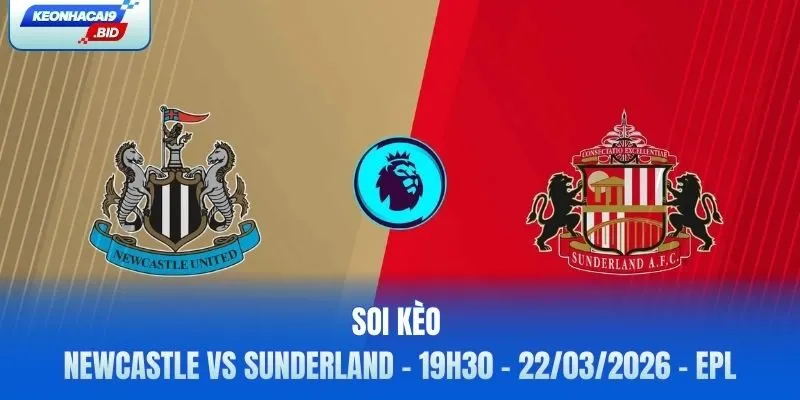 Soi kèo Newcastle vs Sunderland